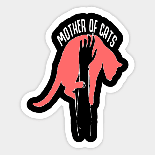 Mother Of Cats Sticker